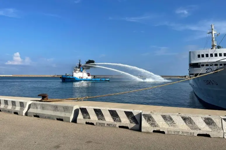 La prova antincendio (Foto concessa)