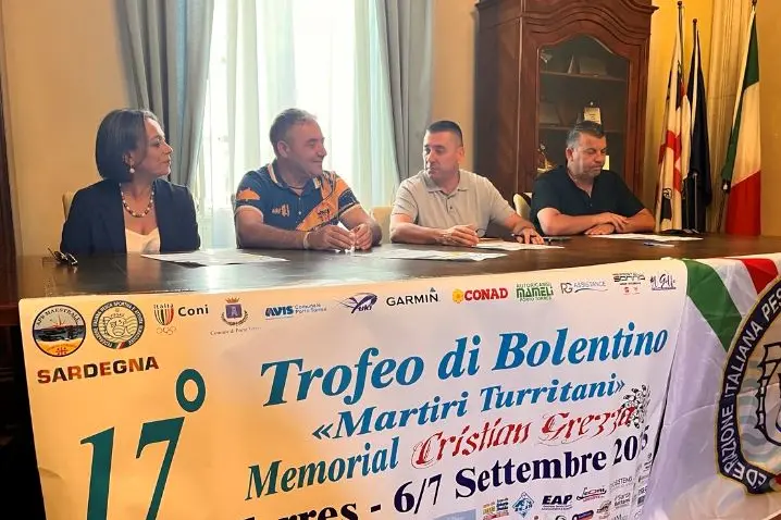 La presentanzione del 17° Trofeo Bolentino a Porto Torres (foto Pala)