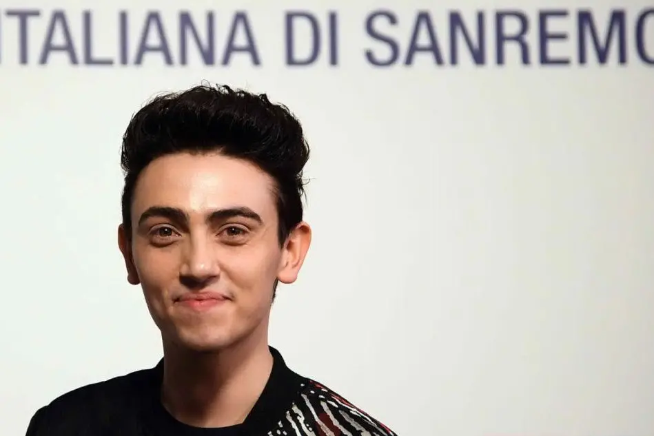 Michele Bravi ai tempi di Sanremo 2017 (Archivio Ansa)