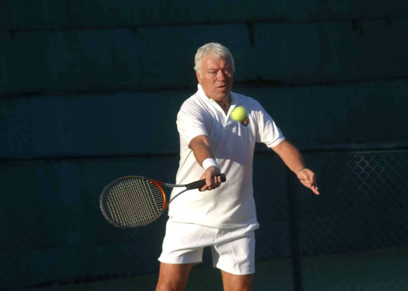 Nicola Pietrangeli a Porto Rotondo (foto archivio Unione Sarda)