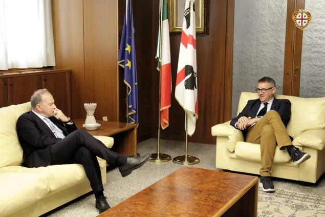 Il prefetto Angieri e Comandini
