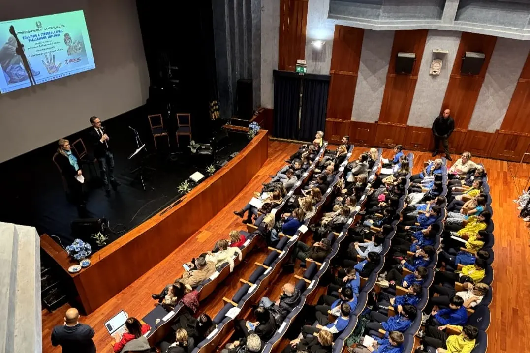 Il convegno sul contrasto al cyberbullismo (Foto: Scano)