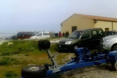 La peschiera di Cabras, dove è stato portato il corpo del giovane