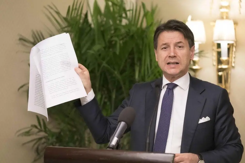Giuseppe Conte (Ansa)