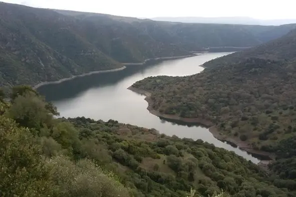 Il bacino del Flumendosa (foto Ansa)