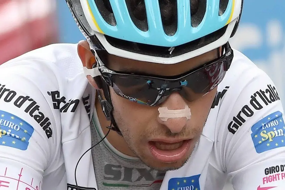 Fabio Aru in corsa