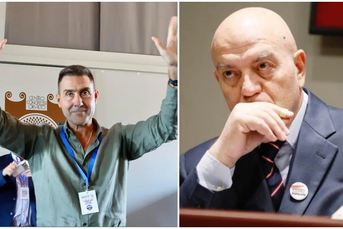 A destra Roberto Vannacci, a sinistra Marco Rizzo