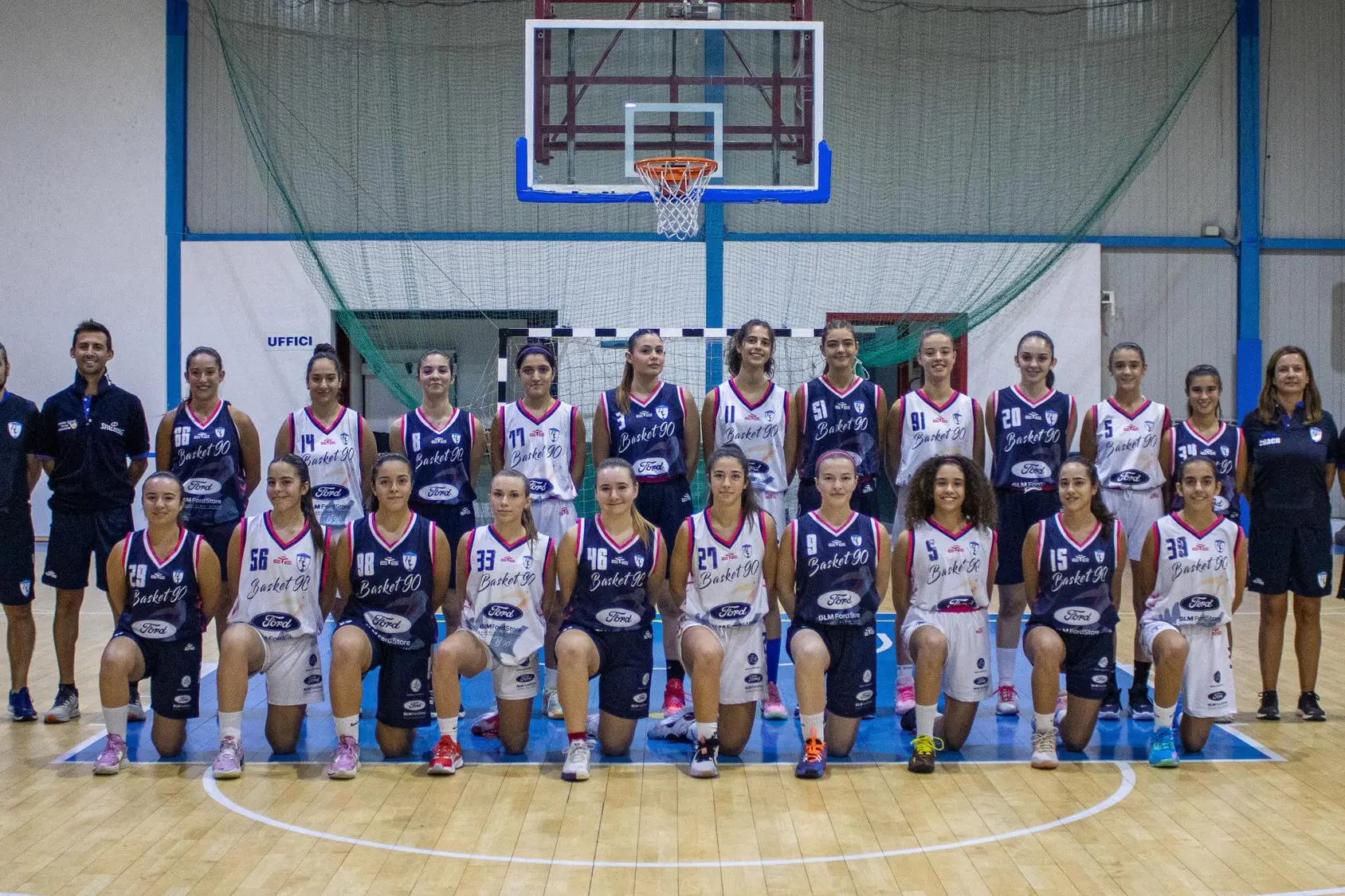 Il Basket 90 Sassari, capolista nel campionato di Serie C Femminile (foto concessa da Stefano Photografia)