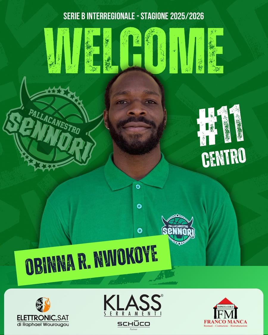 La Klass Sennori si rinforza: ecco Obinna Nwokoye