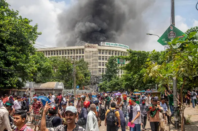 Le proteste (Ansa - Epa)