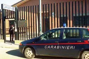 La caserma dei carabinieri di Capoterra