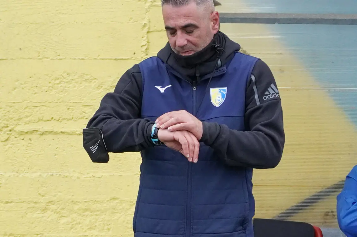 Francesco Loi, allenatore del Muravera (foto Andrea Serreli)
