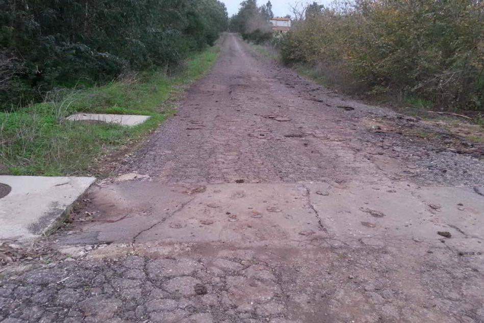Sarà asfaltata la strada comunale tra Oristano e la borgata di Tiria
