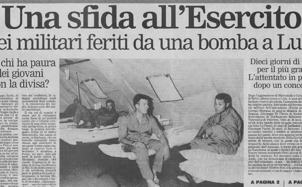 AccaddeOggi: 15 agosto 1992, bomba contro i militari a Lula