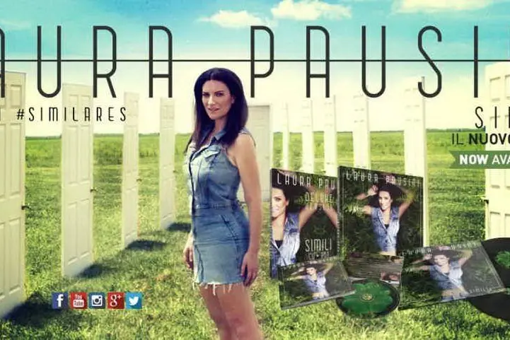 La copertina facebook di Laura Pausini
