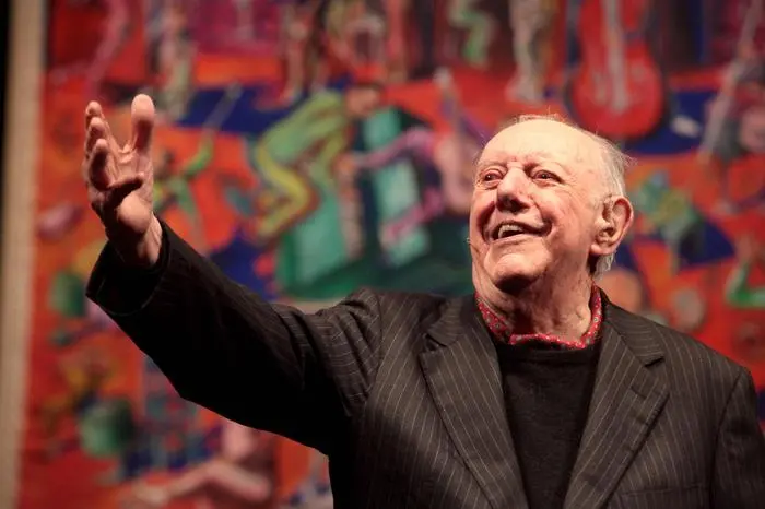 Italian Nobel Prize-winning playwright Dario Fo turned 90 on Thursday, an age he has described as "crazy" considering all the ideas he still wants to pursue. He is due to celebrate the milestone at Milan's Piccolo Teatro along with friends, collaborators and journalists. The party, organised by his son Jacopo, is set to be attended by Slow Food inventor Carlo Petrini who will tell anecdotes and stories about his close friend. "It seems like a crazy age, nuts," Fo told ANSA earier this month. "I still have ideas that I want to pursue and this outrages me," he said, Milan, 24 March 2016. ANS/ MOURAD BALTI TUOATI