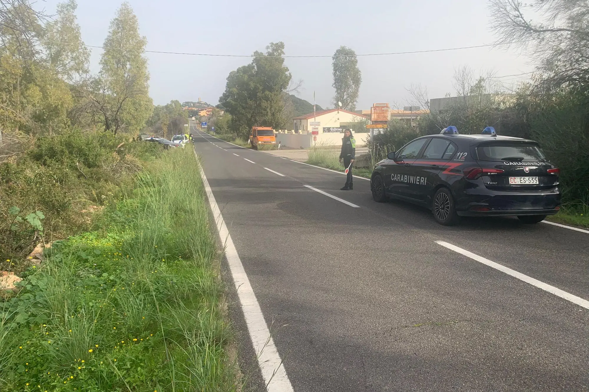 Il luogo dell'incidente (Foto: Fabrizio Ungredda)