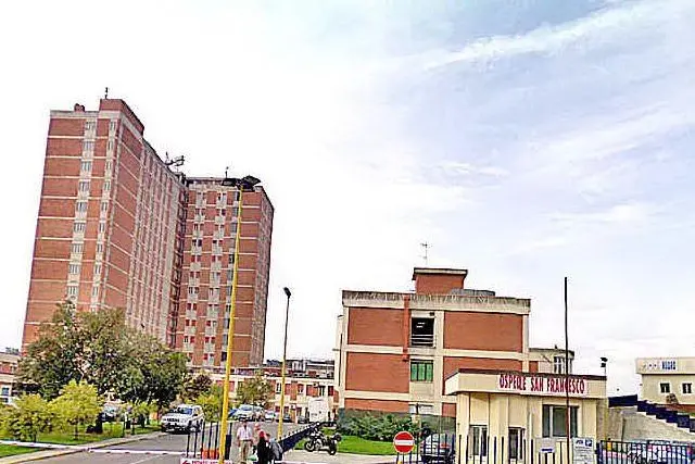 L'ospedale San Francesco di Nuoro (Archivio L'Unione Sarda)