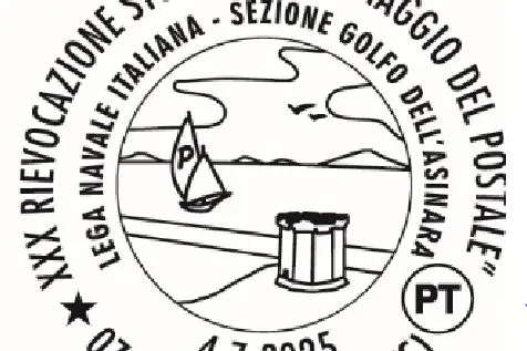 Annullo filatelico della Lega navale Golfo Asinara (foto concessa)