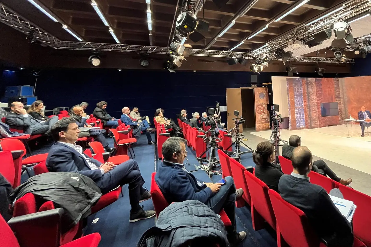 La sala Giorgio Pisano (Archivio L'Unione Sarda)