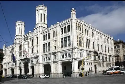 Il municipio di Cagliari