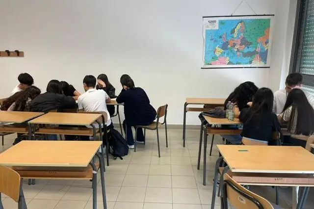 Una classe (foto concessa)