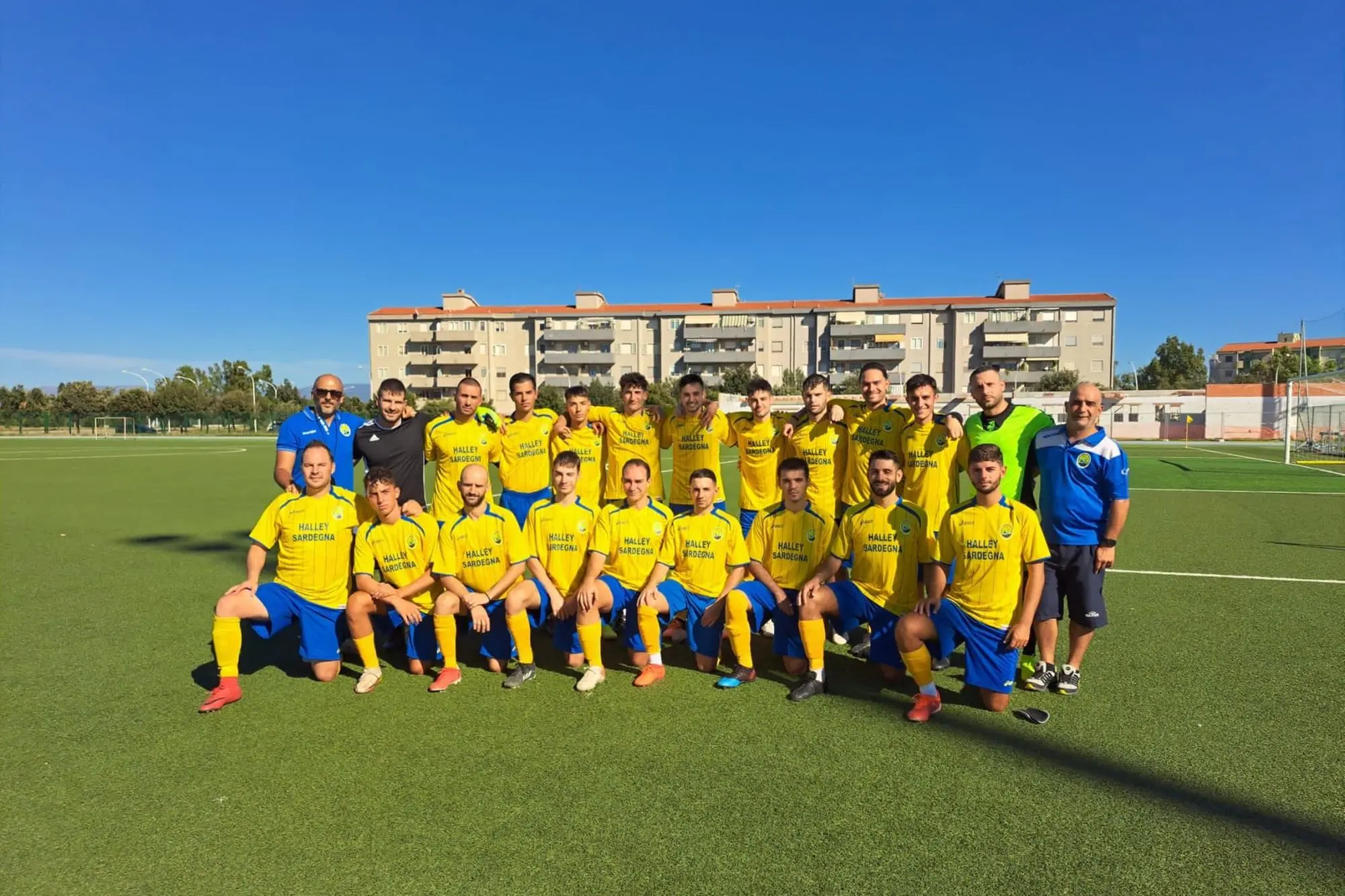 La squadra della Giovent&ugrave; Assemini