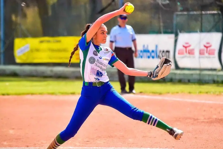 Anna Pirisinu della Nuoro Softball (foto Claudio Atzori)