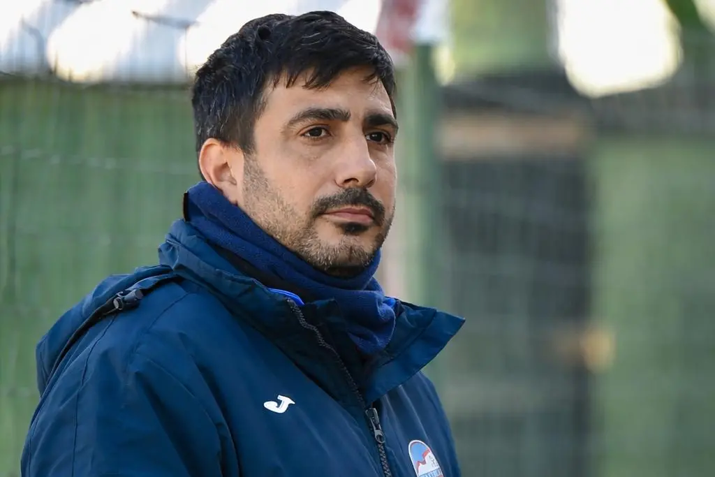 Carlo Saba, tecnico dell'Atletico Cagliari (foto Serreli)