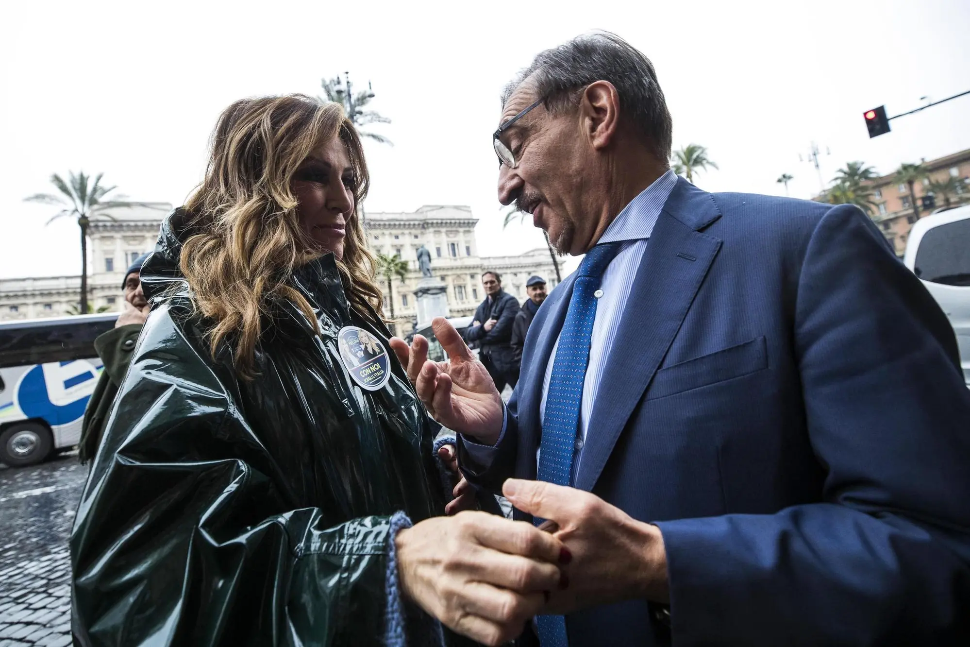 Ignazio La Russa con Daniela Santanchè (Ansa)