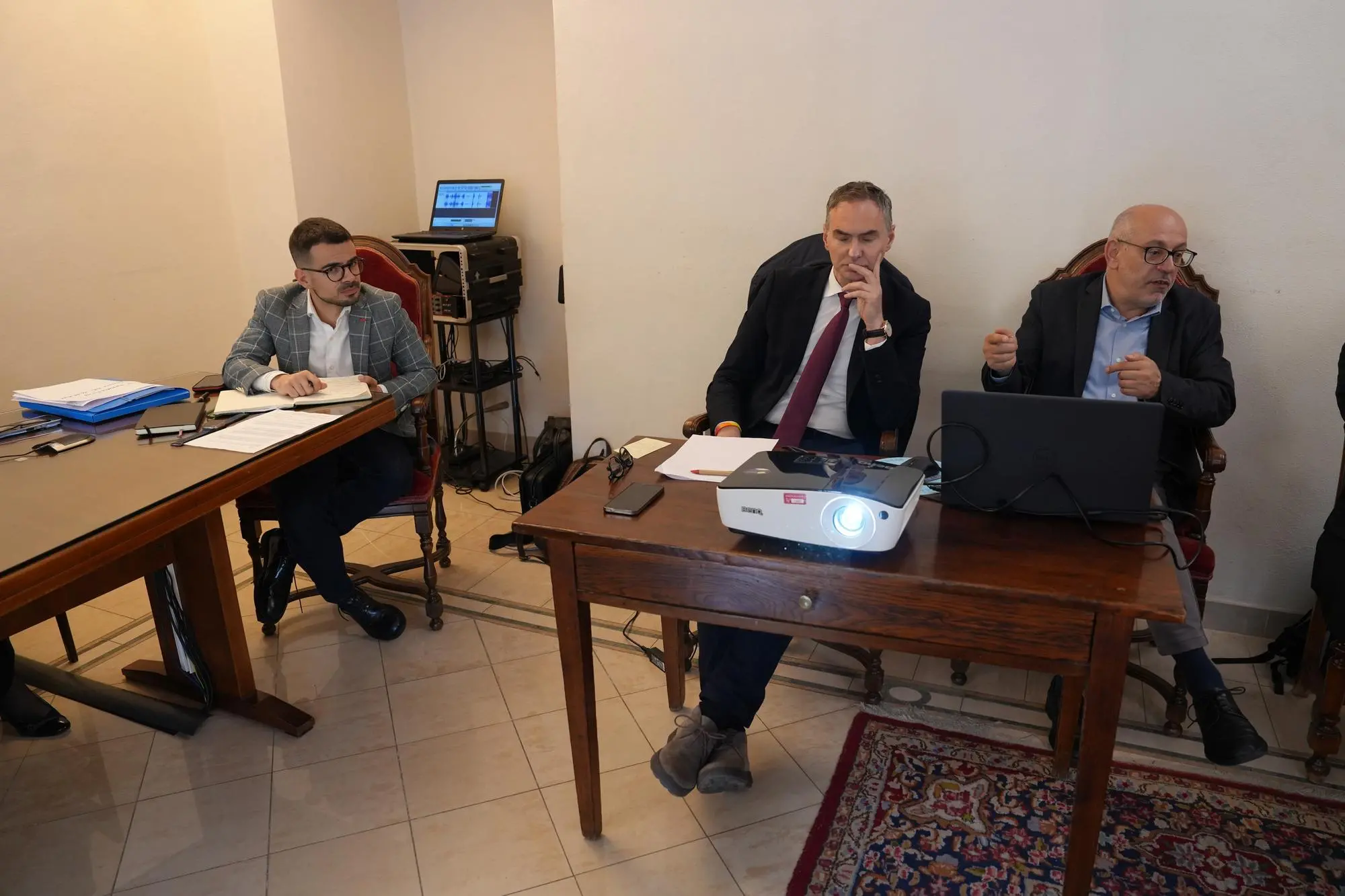 La presentazione dei dati (foto Floris)