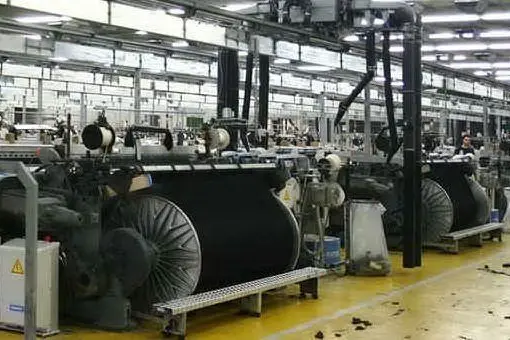 Una fabbrica del comparto tessile a Macomer