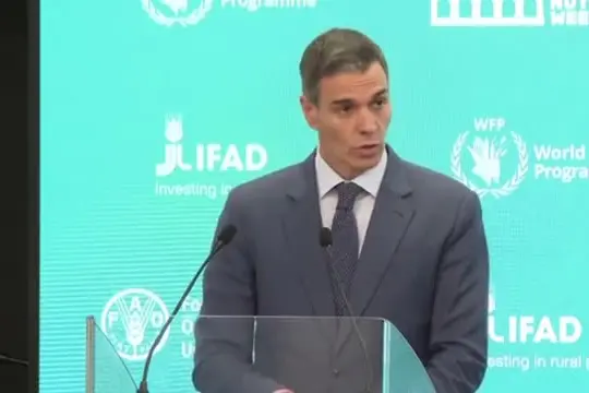 Sanchez alla FAO a Roma, tra sicurezza alimentare e violenze Flotilla