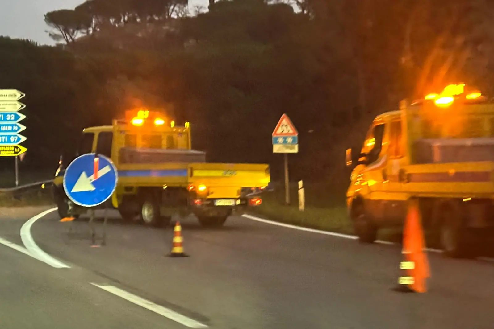 Nuoro, l'Anas chiude la strada verso Prato Sardo