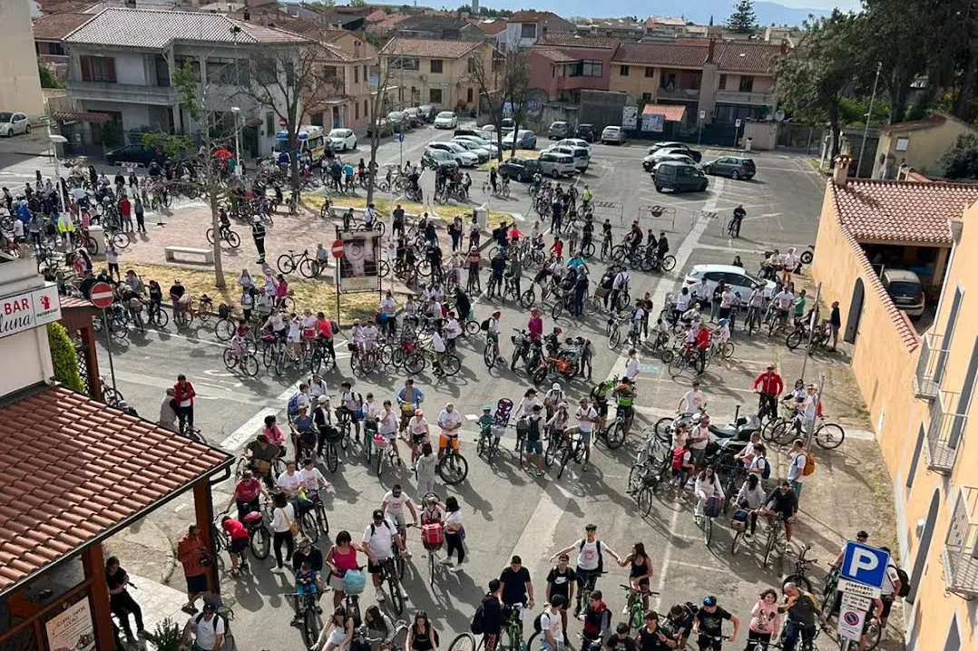 La partenza da Cabras (Foto concessa)