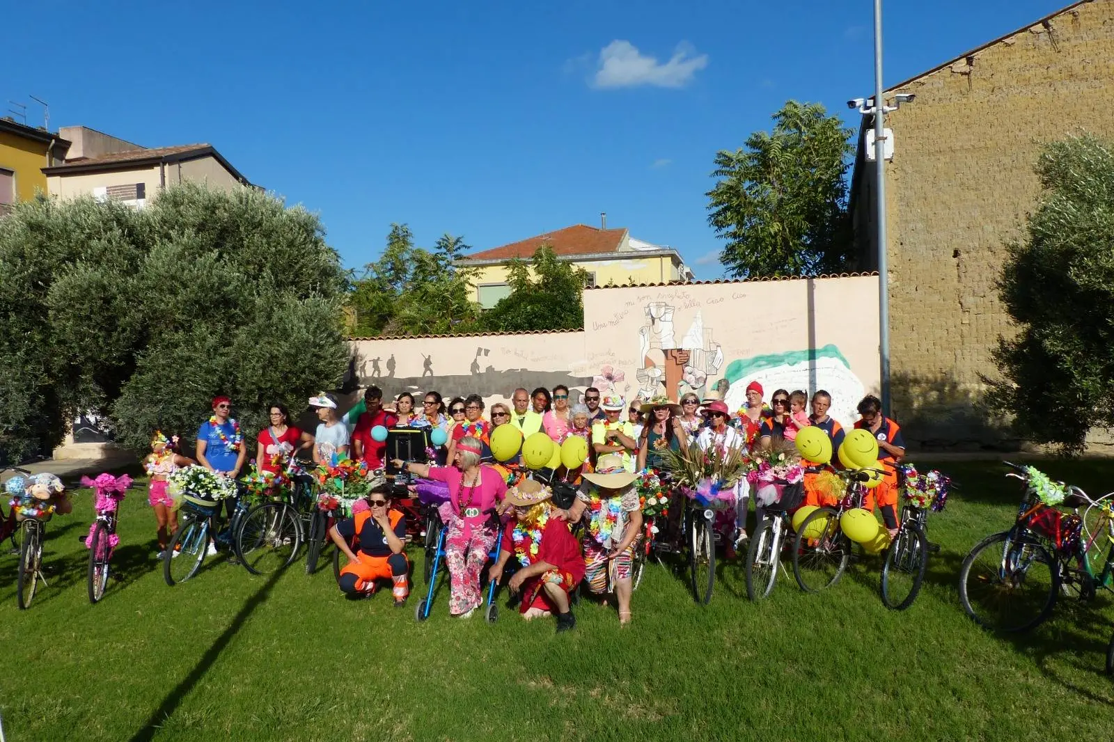 La manifestazione ‘Raggiosas bike pride’ a San Gavino Monreale