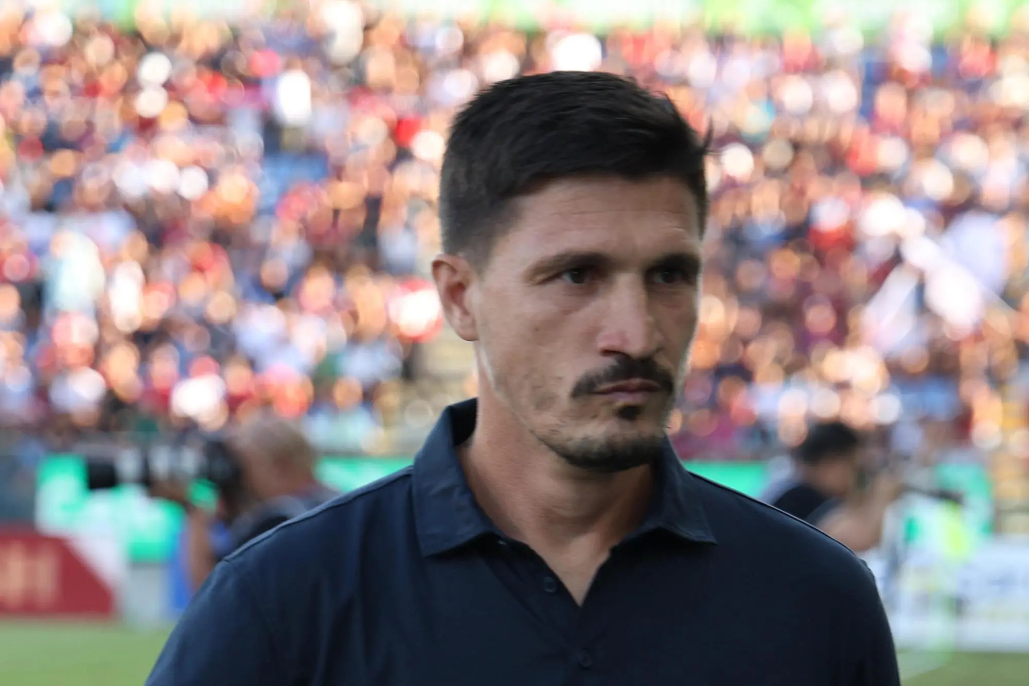 Fabio Pisacane in Cagliari-Fiorentina (foto Ansa)