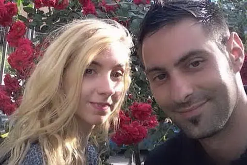 Sara Di Pietrantonio assieme all'ex fidanzato, Vincenzo Paduano