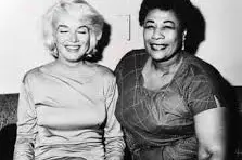 Marilyn Monroe e Ella Fitzgerald