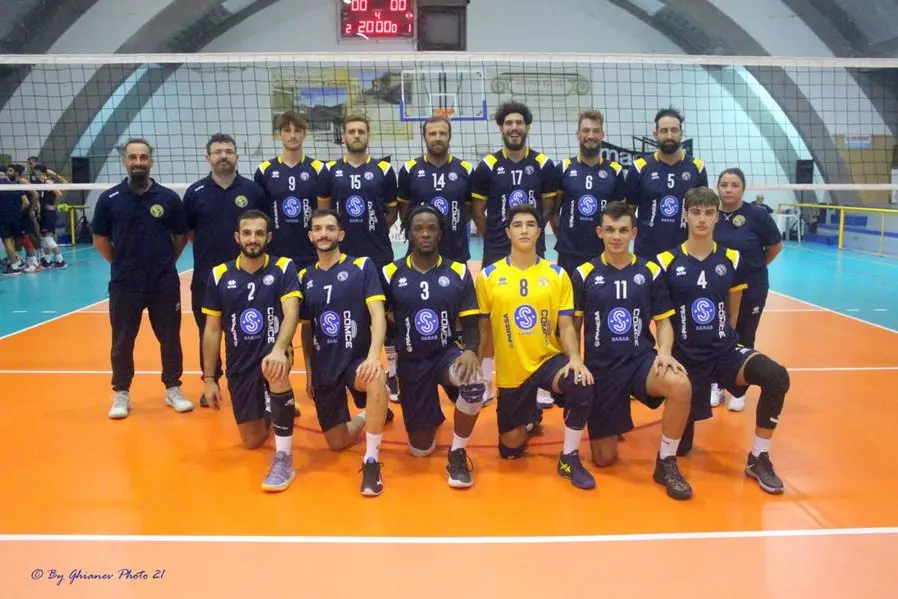 The new formation of Volleyball Sarroch 2021/21 (photo by Ghianev photo)