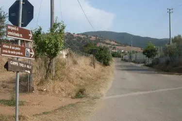 Il punto dove è stata trovata l'auto dello scomparso
