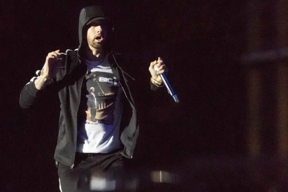 Il rapper Eminem (foto Ansa)