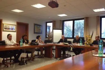 Il tavolo in cui si è concluso l'accordo