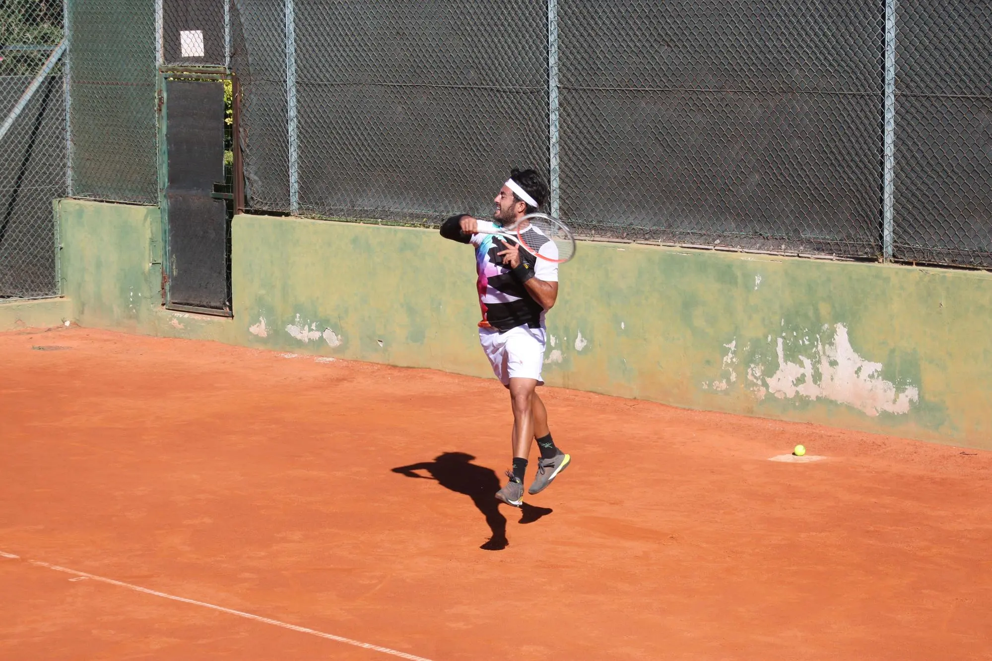Alessandro Ingarao sui campi del Tc Cagliari (foto Antonio Burruni)