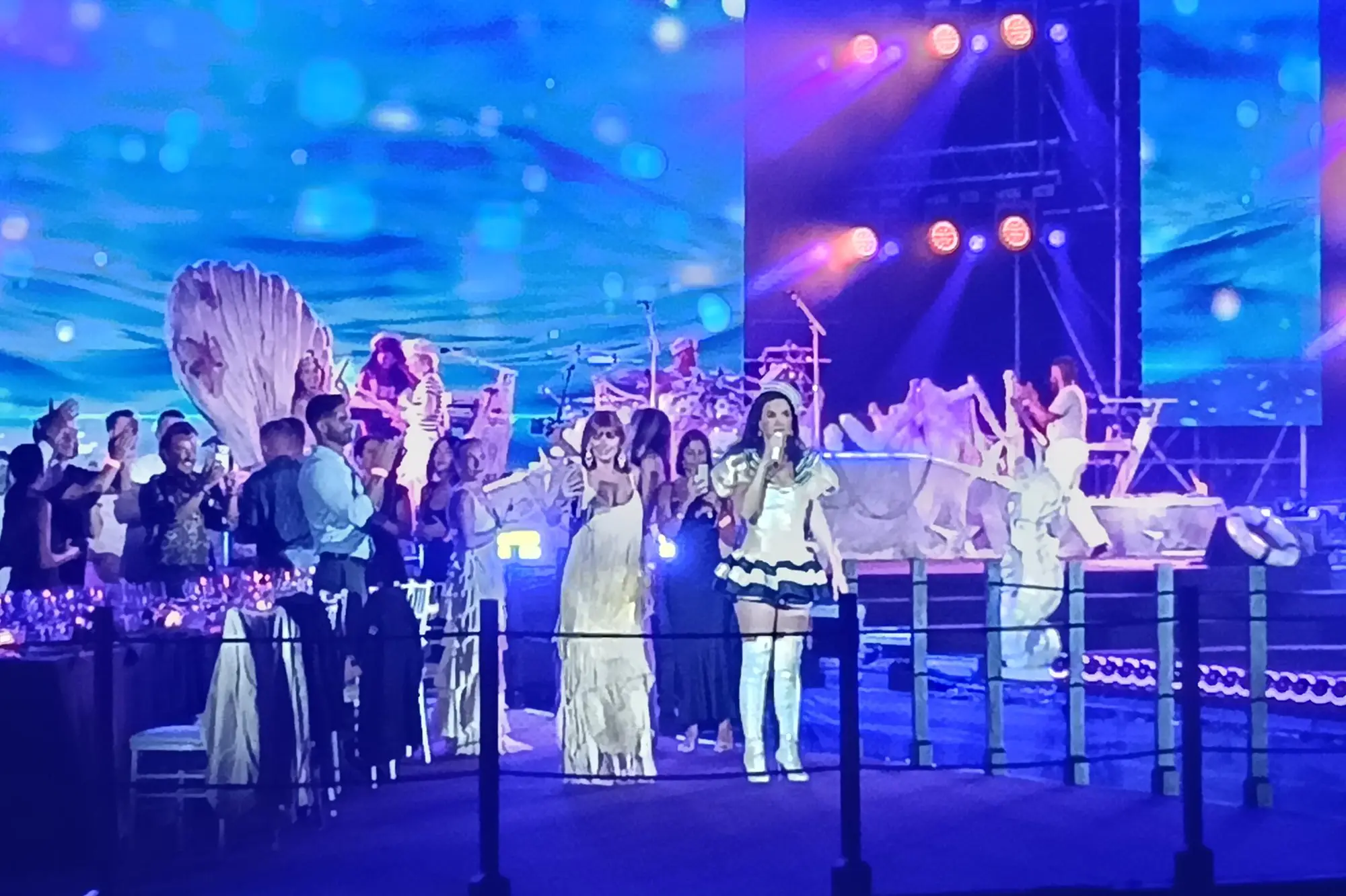 Katy Perry durante il live del Cala di Volpe (foto: Ilenia Giagnoni)