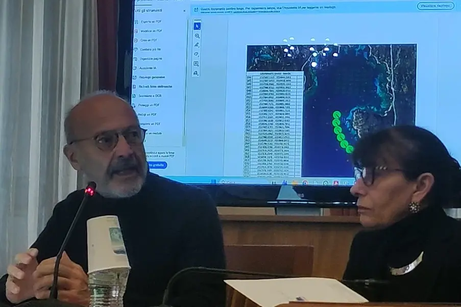 Paolo Bordogna, presidente CVC Caprera e Rosanna Giudice, presidente Parco Nazionale La Maddalena (foto Ronchi)