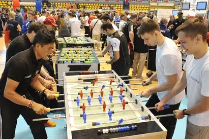 The world table football championships in Turin (Ansa)