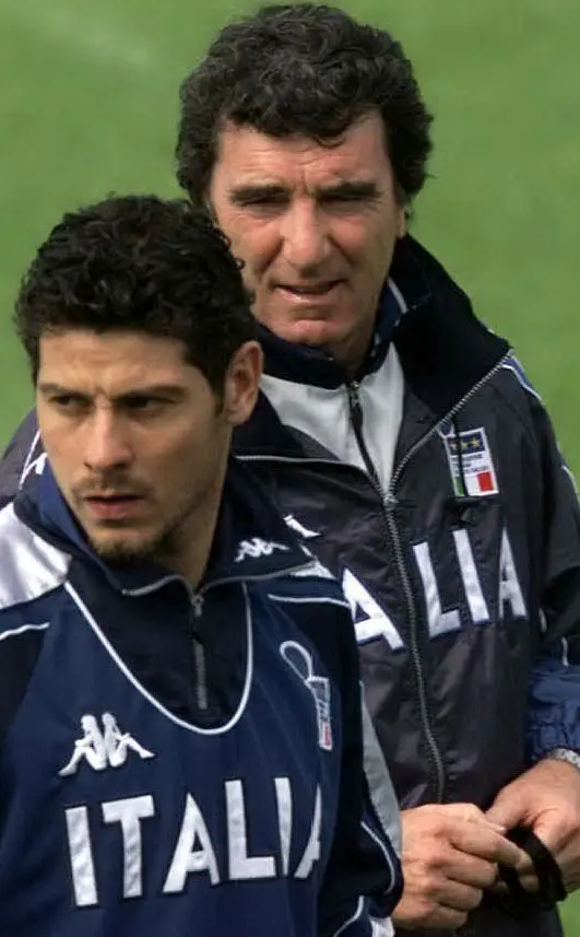 Francesco Toldo e il ct Dino Zoff