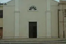 L'ingresso della chiesa di sant'Ignazio di Loyola