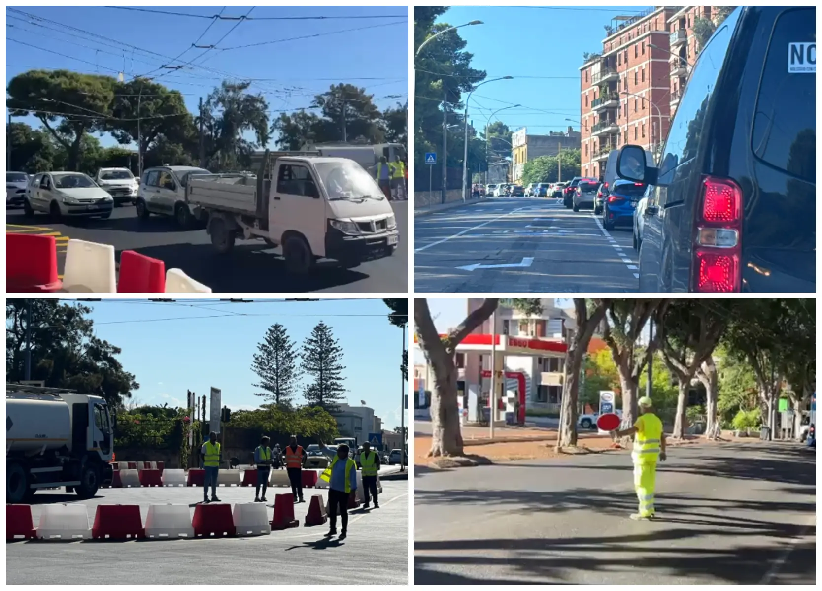 Cagliari, cantieri e incidenti: traffico in tilt attorno a piazza d’Armi